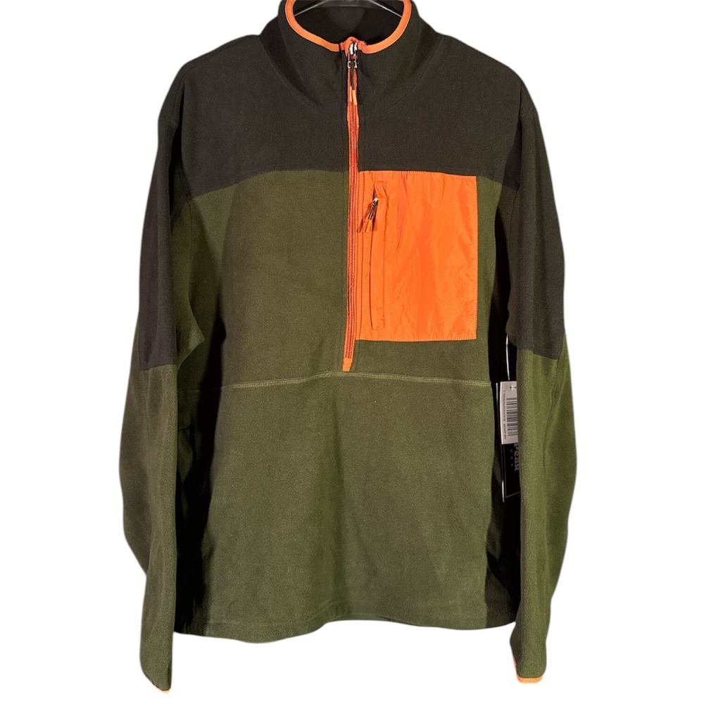 Grays Peak Outdoors Mens L Fleece‎ Pullover in Evergreen, Hiking, Heat Retention